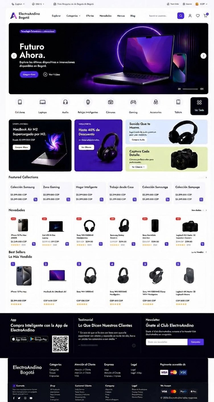 Diseño web para empresa de tecnología