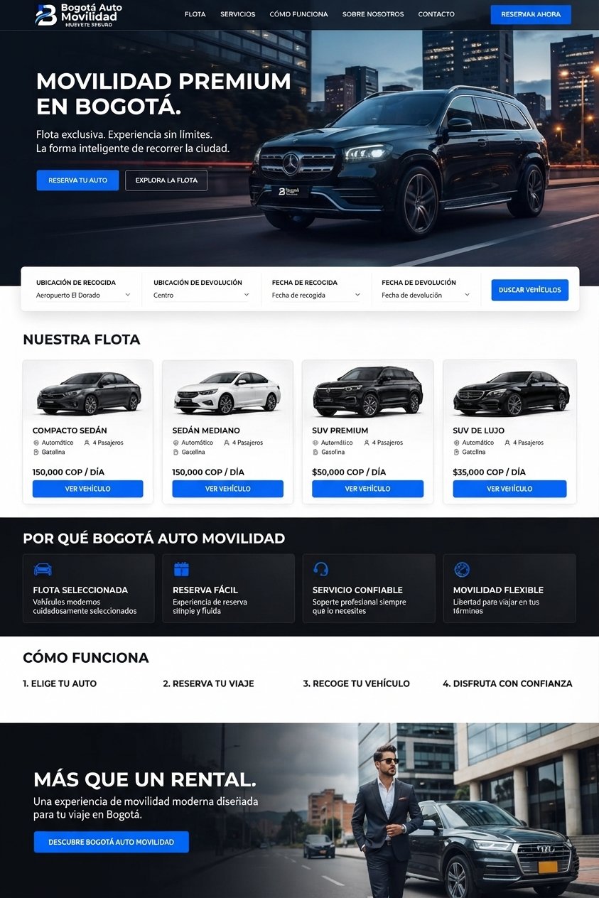 Diseño web para sector automotriz